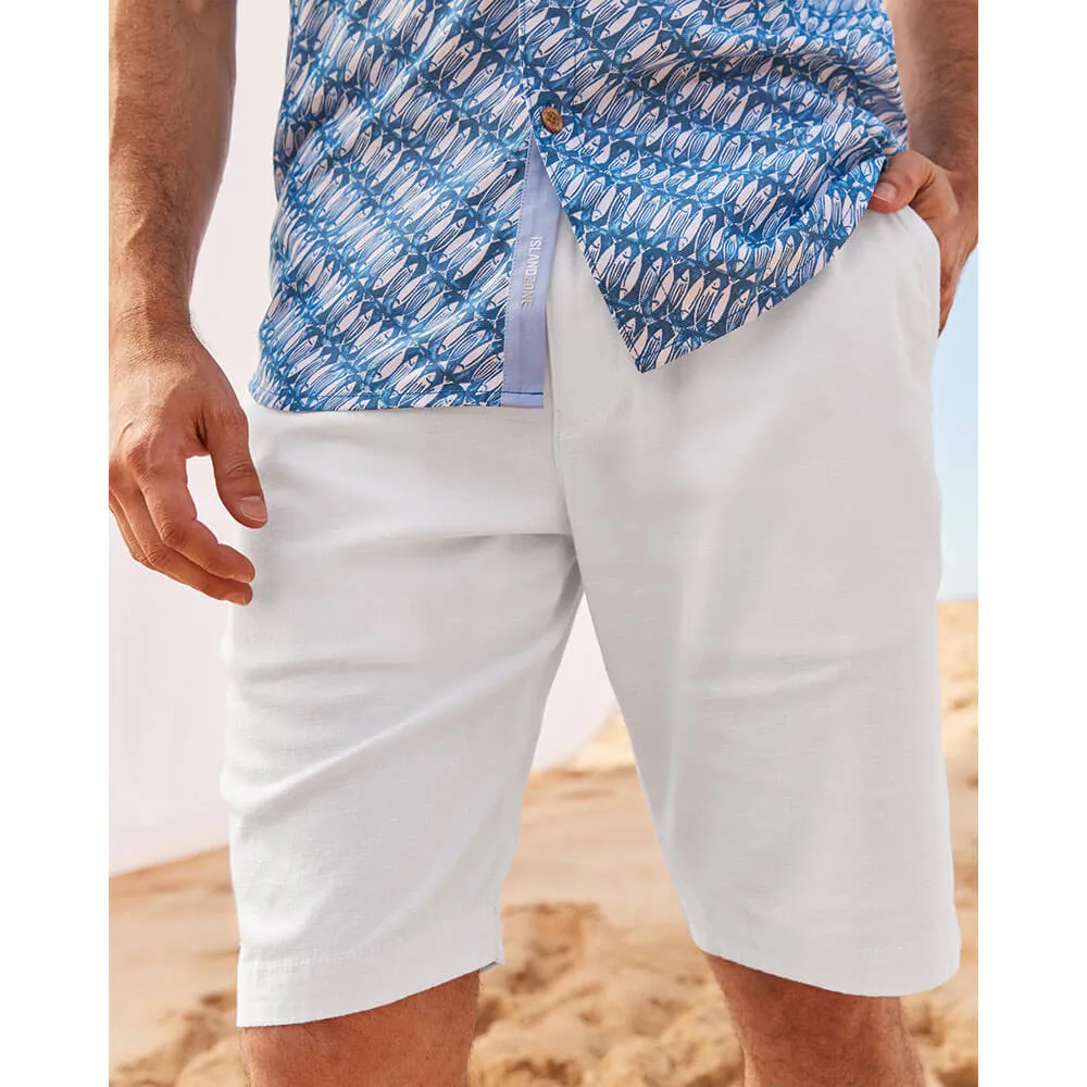 Tommy Bahama 10-Inch Linen In Paradise Shorts - White Mens Tommy Bahama