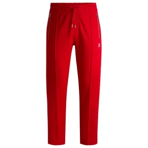Tracksuit bottoms with checked tape