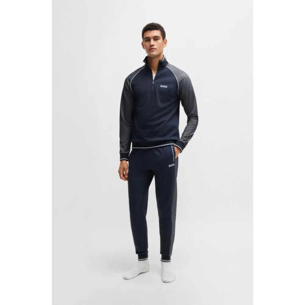 Tracksuit bottoms with contrast piping