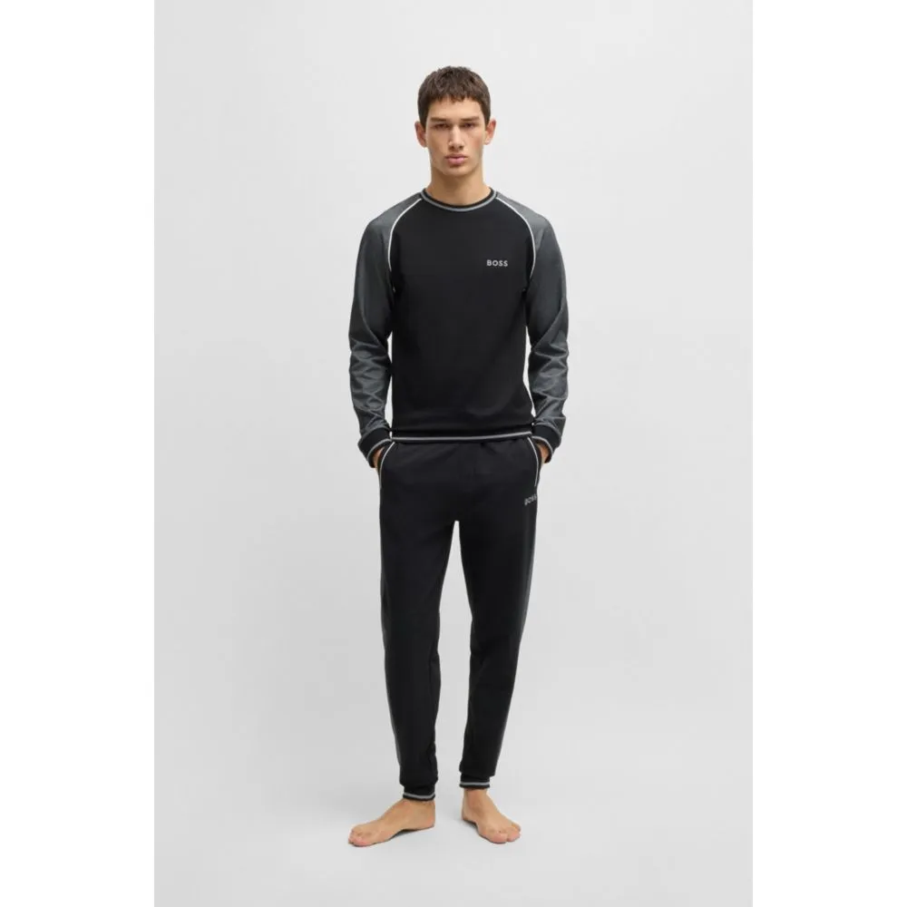 Tracksuit bottoms with contrast piping