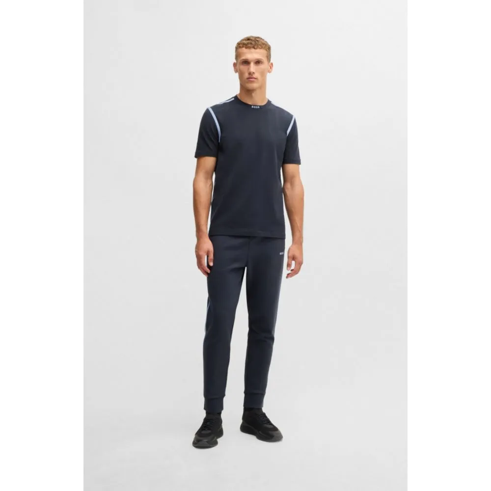 Tracksuit bottoms with tape and logo