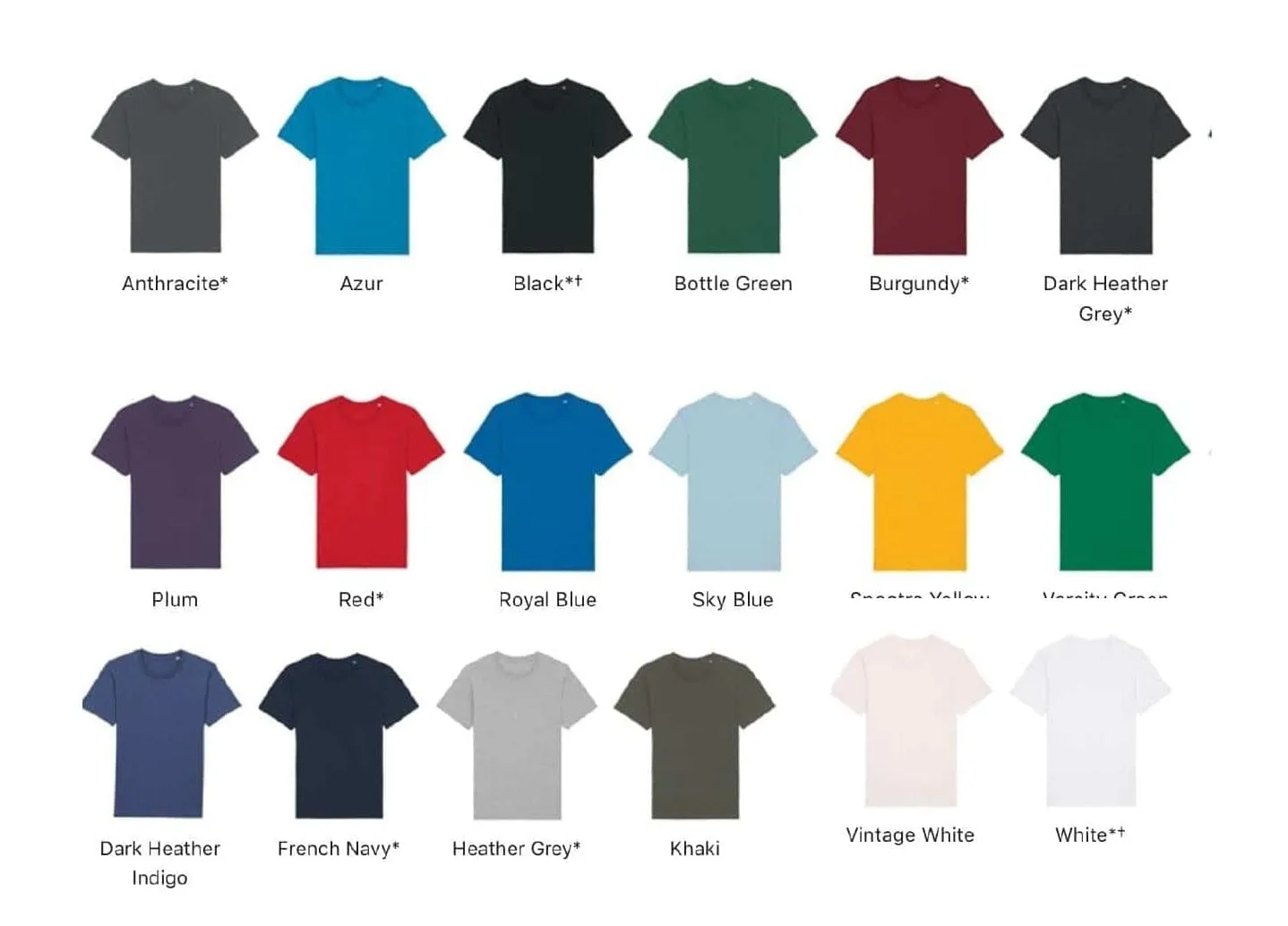 Vegan Unisex Rocky T-Shirt | Multiple Colours