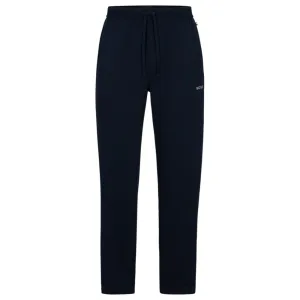 Waffle pajama bottoms with logo embroidery