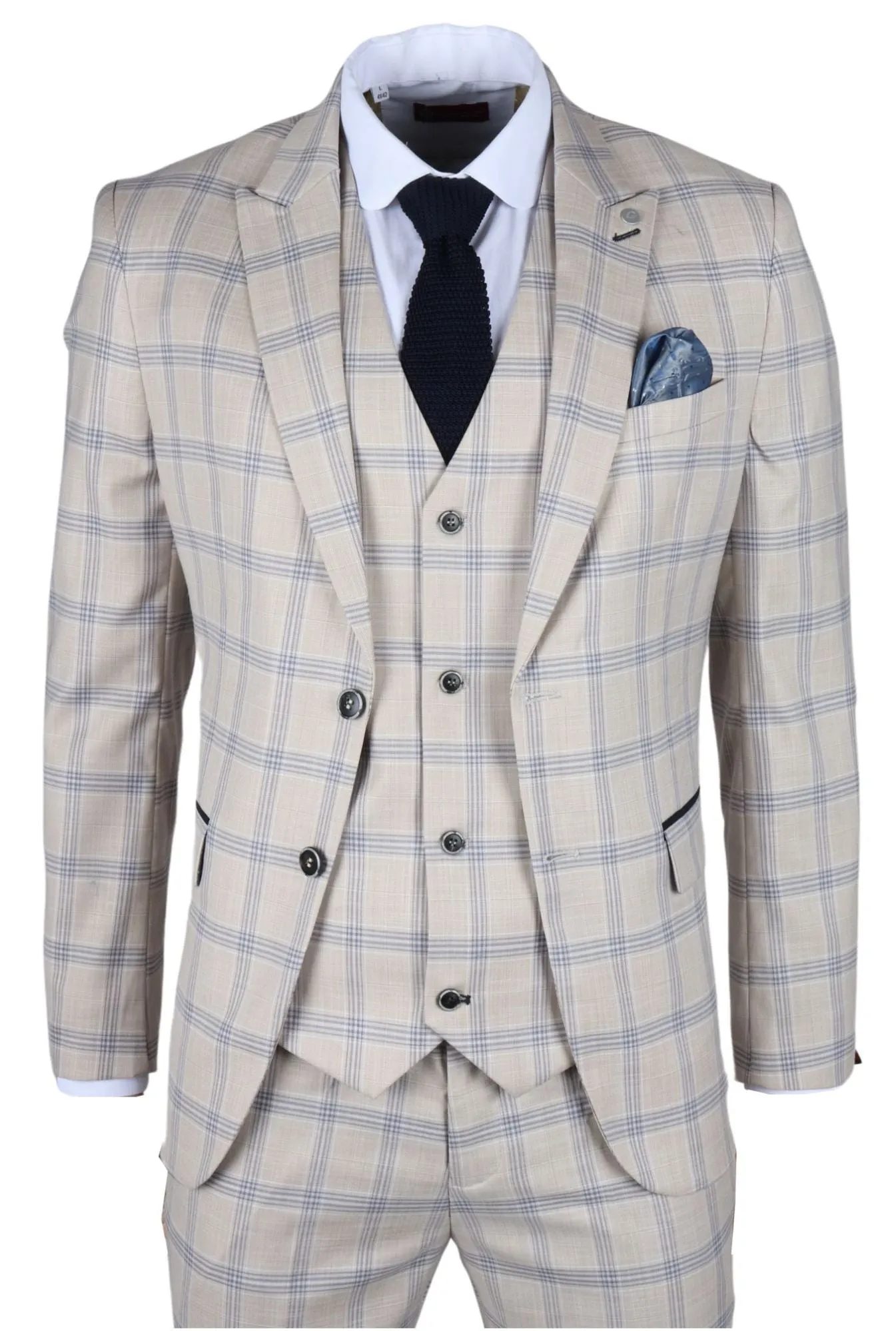 Warwick - 3 Piece Checked Suit