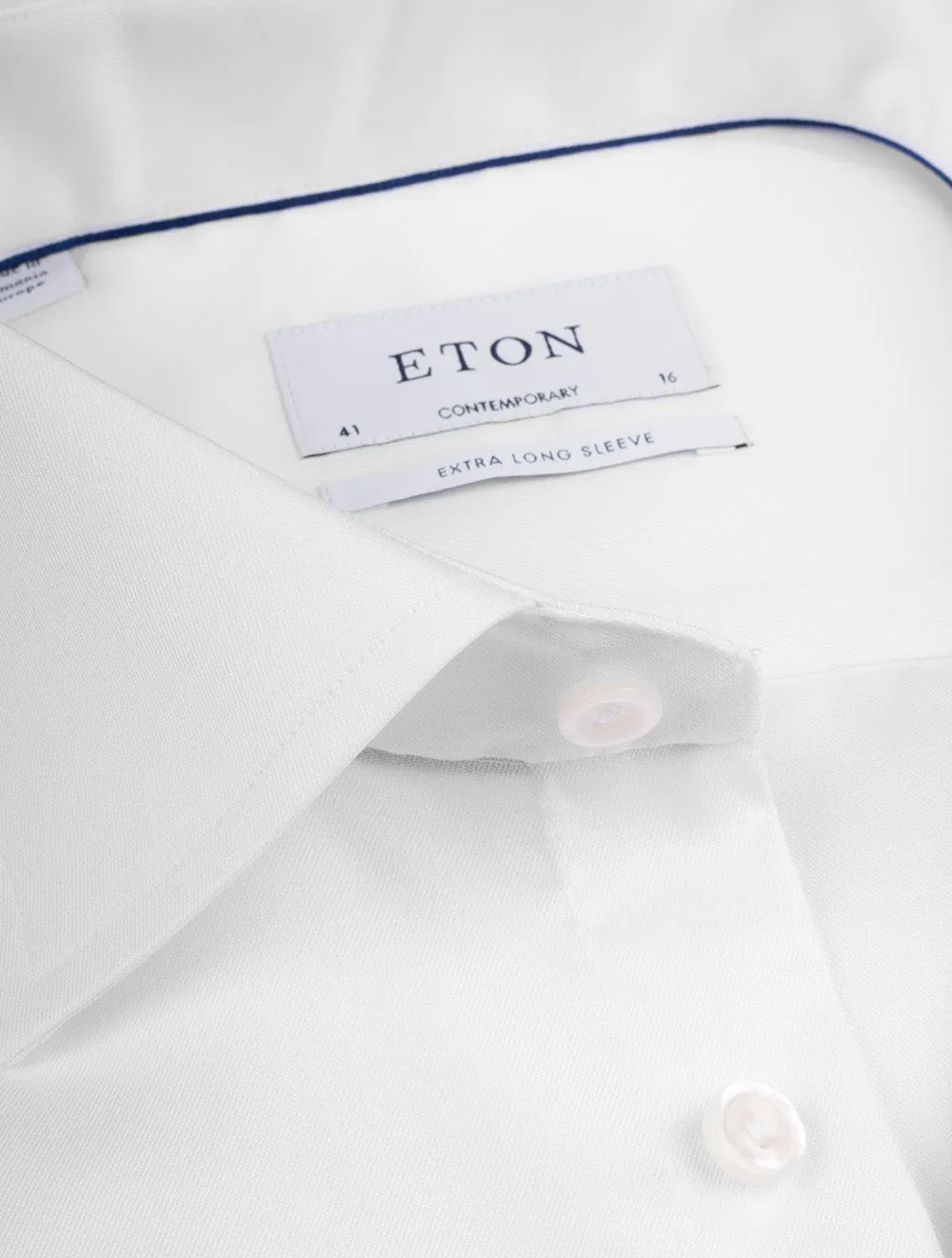 XL Sleeve Contemporary Fit Shirt White
