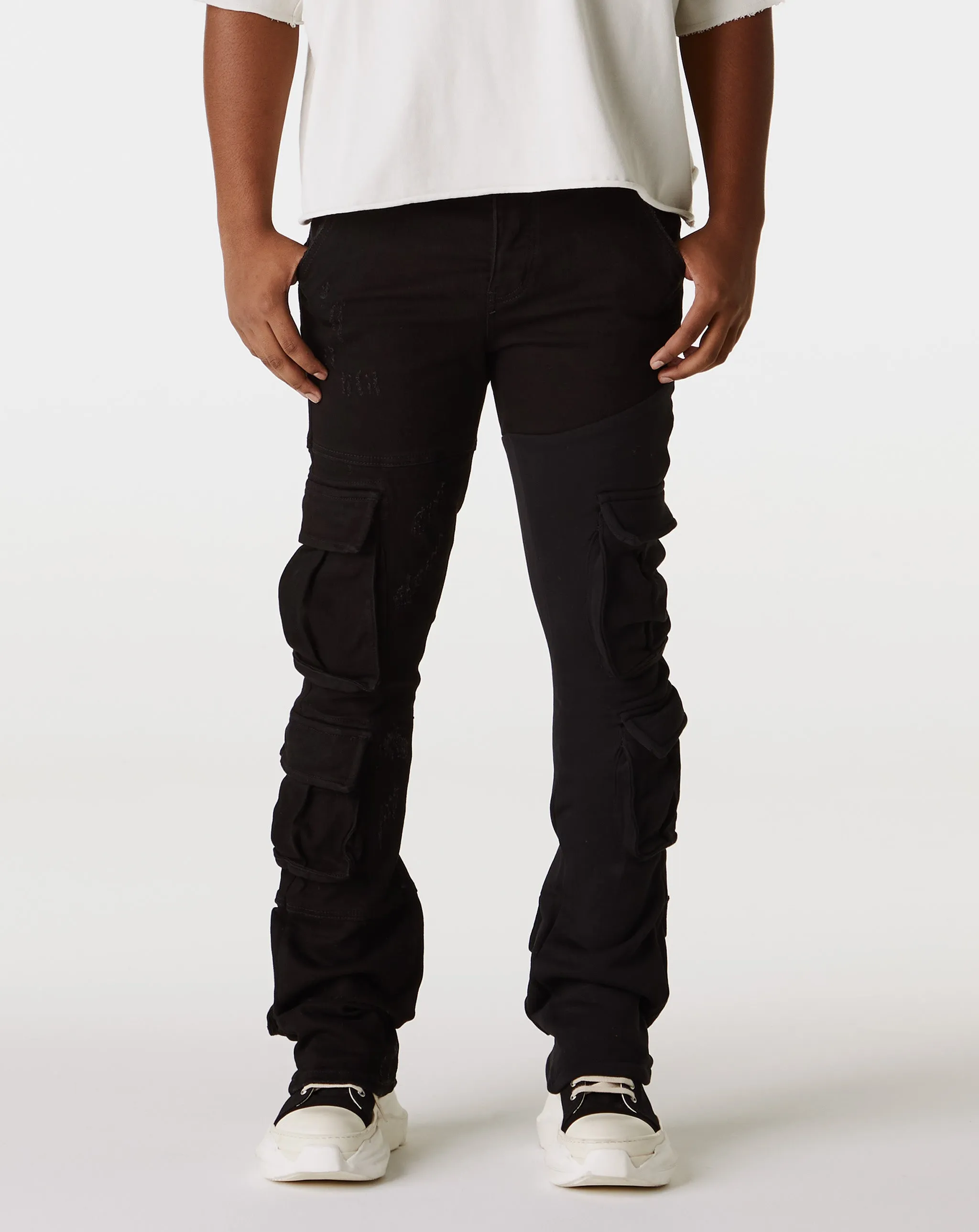 Yingyang Stacked Flare Jeans