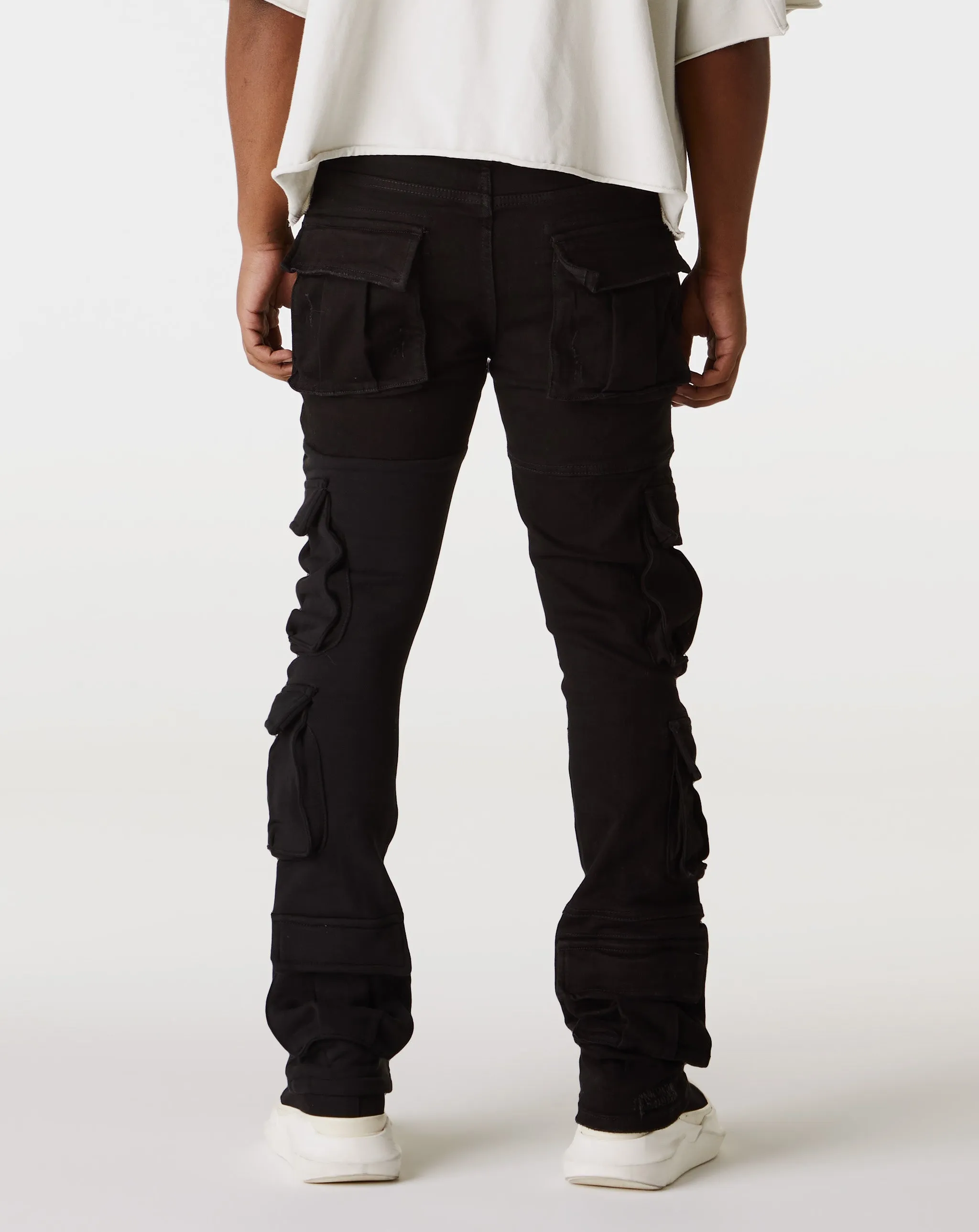 Yingyang Stacked Flare Jeans
