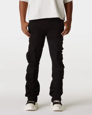 Yingyang Stacked Flare Jeans